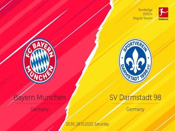 Phân tích kèo Bayern Munich vs Darmstadt, 20h30 ngày 28/10
