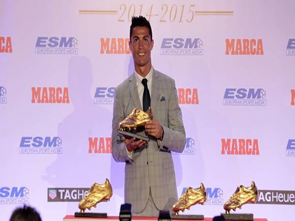 Quá trình các năm Ronaldo giành chiếc giày vàng