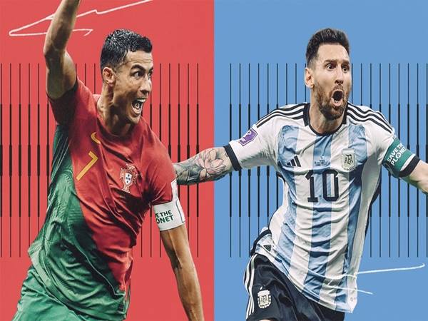 So sánh tổng số bàn thắng của Messi và Ronaldo