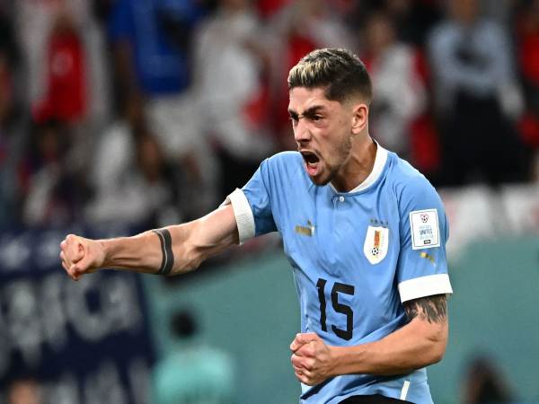 Valverde với áo số 15 tại đội tuyển Uruguay